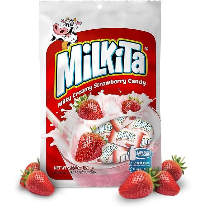 Milkita Strawberry Shake Candy 4.23oz 1 개