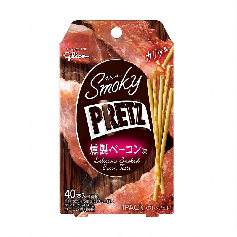 Japan Pretz Smoked Bacon 24g 1 케이스