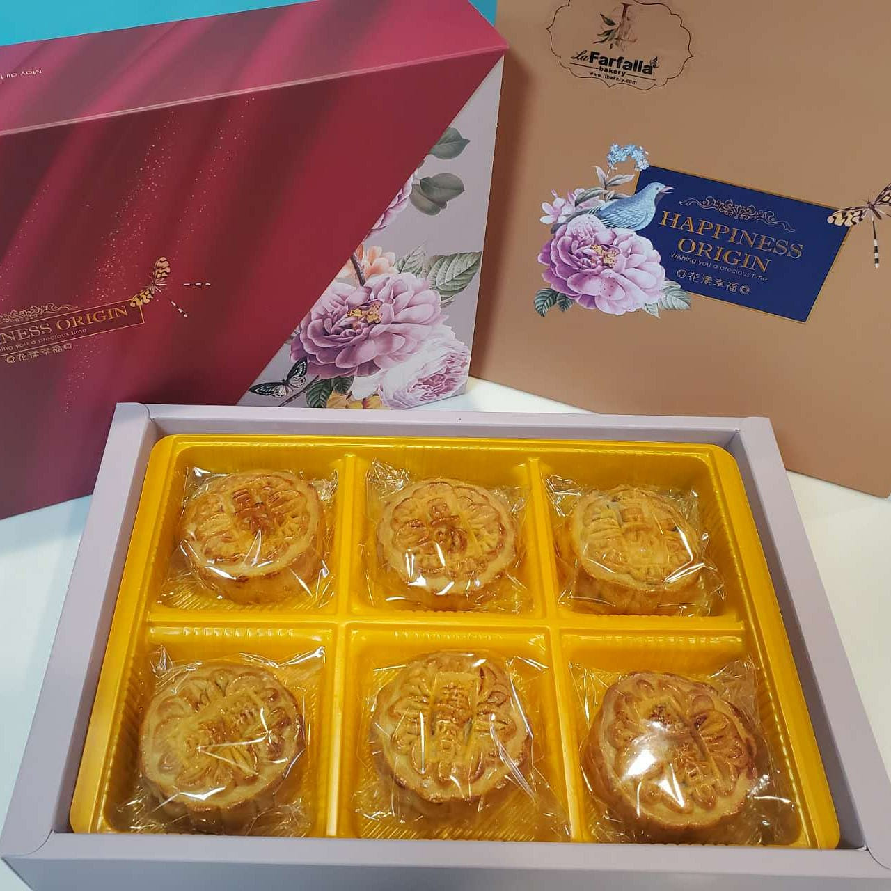 Mooncake Giftset(3 red bean,3 lotus seed paste) 1 케이스
