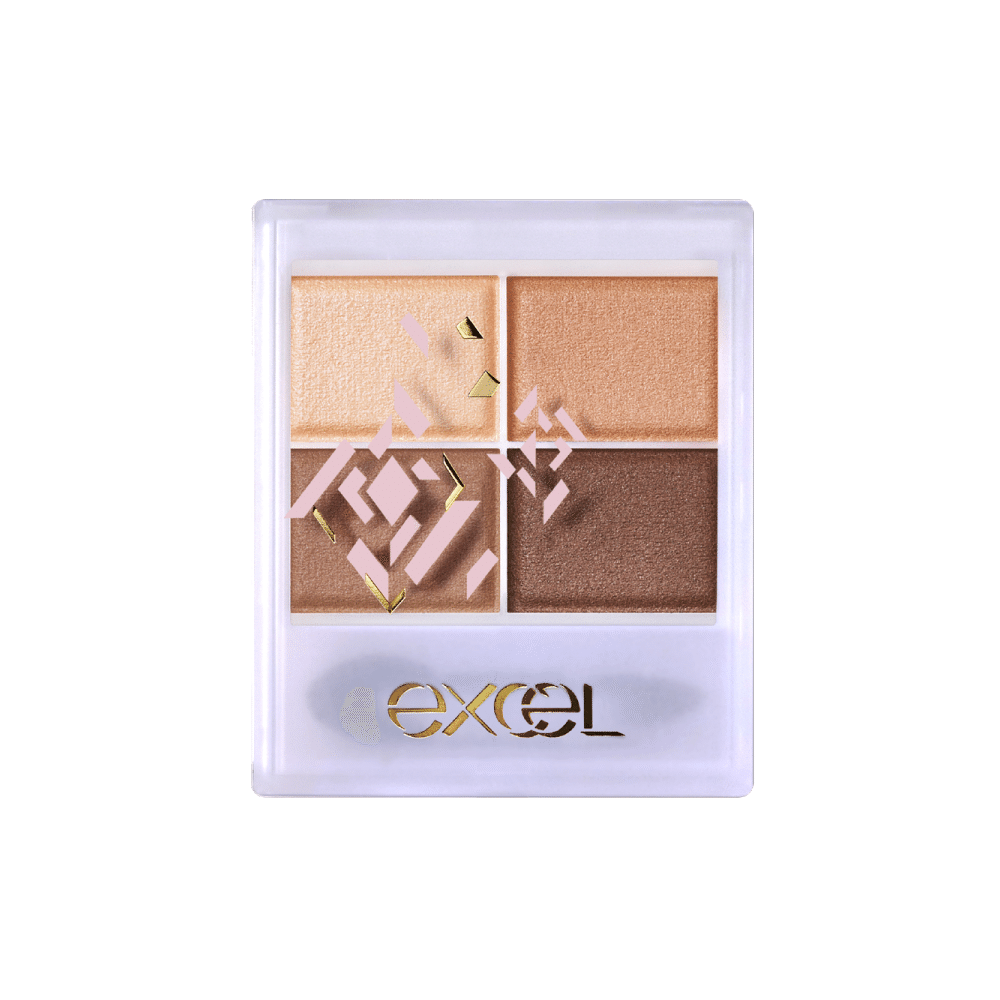 ECELSummer Limited Edition Fourcolor Eyeshadow PaletteSR03 Fashion Warm Brown