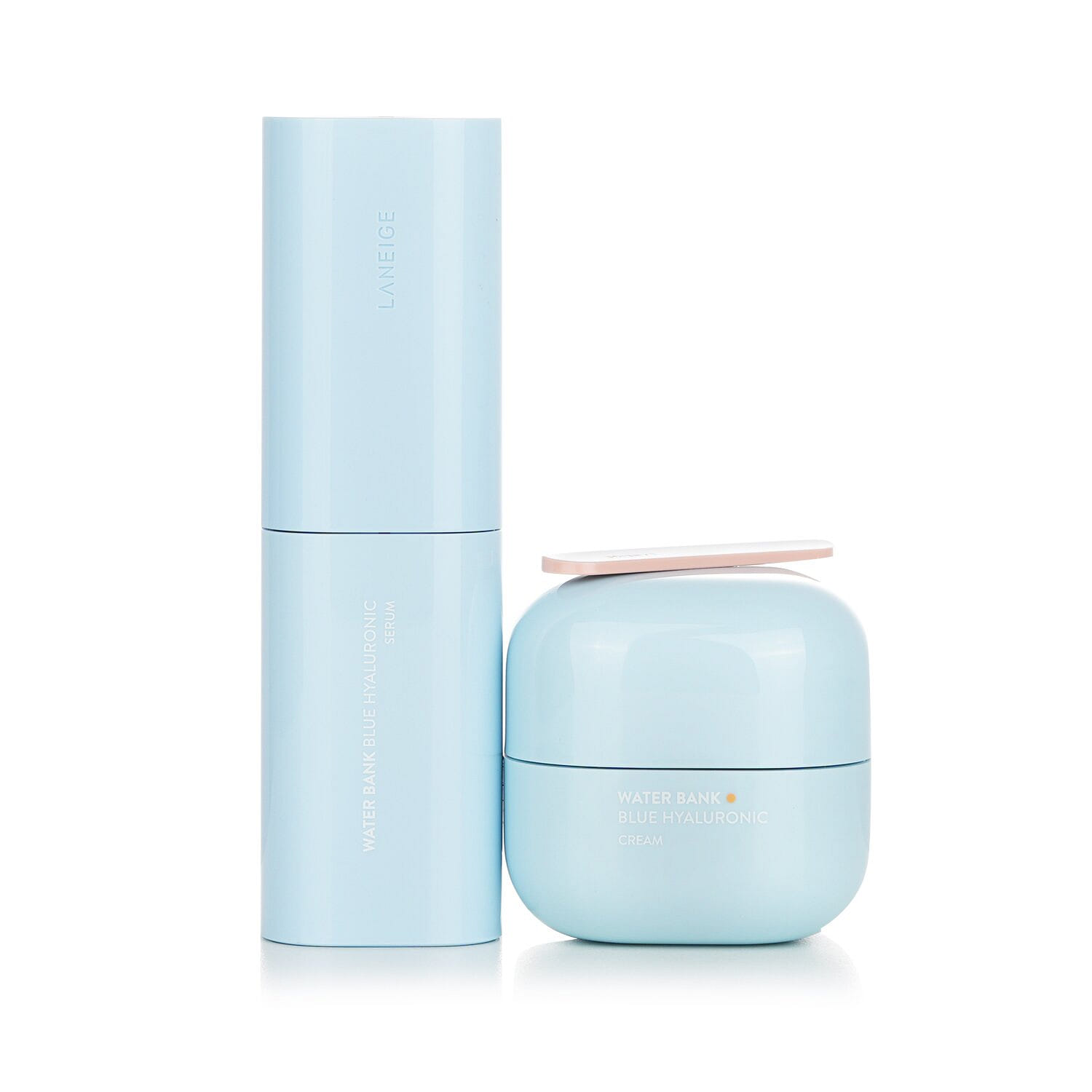 Laneige Water Bank Blue Hyaluronic (For Normal To Dry Skin) : x Serum ml/.oz + x Cream ml/.oz 2 each
