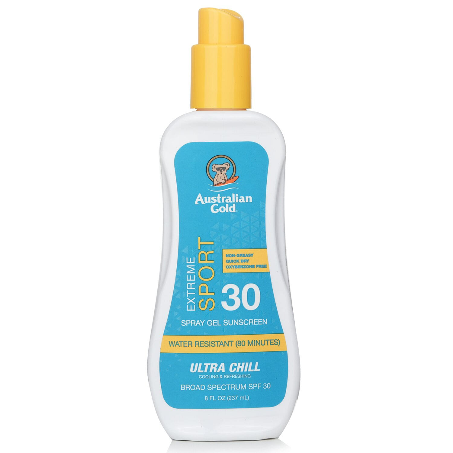 Australian Gold Extreme Sport Spray Gel with Ultra Chill SPF 30 237ml/8oz 237 ml(ミリリットル)