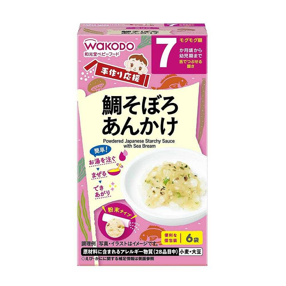 Wakodo Minced Sea Bream with Thick Sauce 6 Packets 1 개