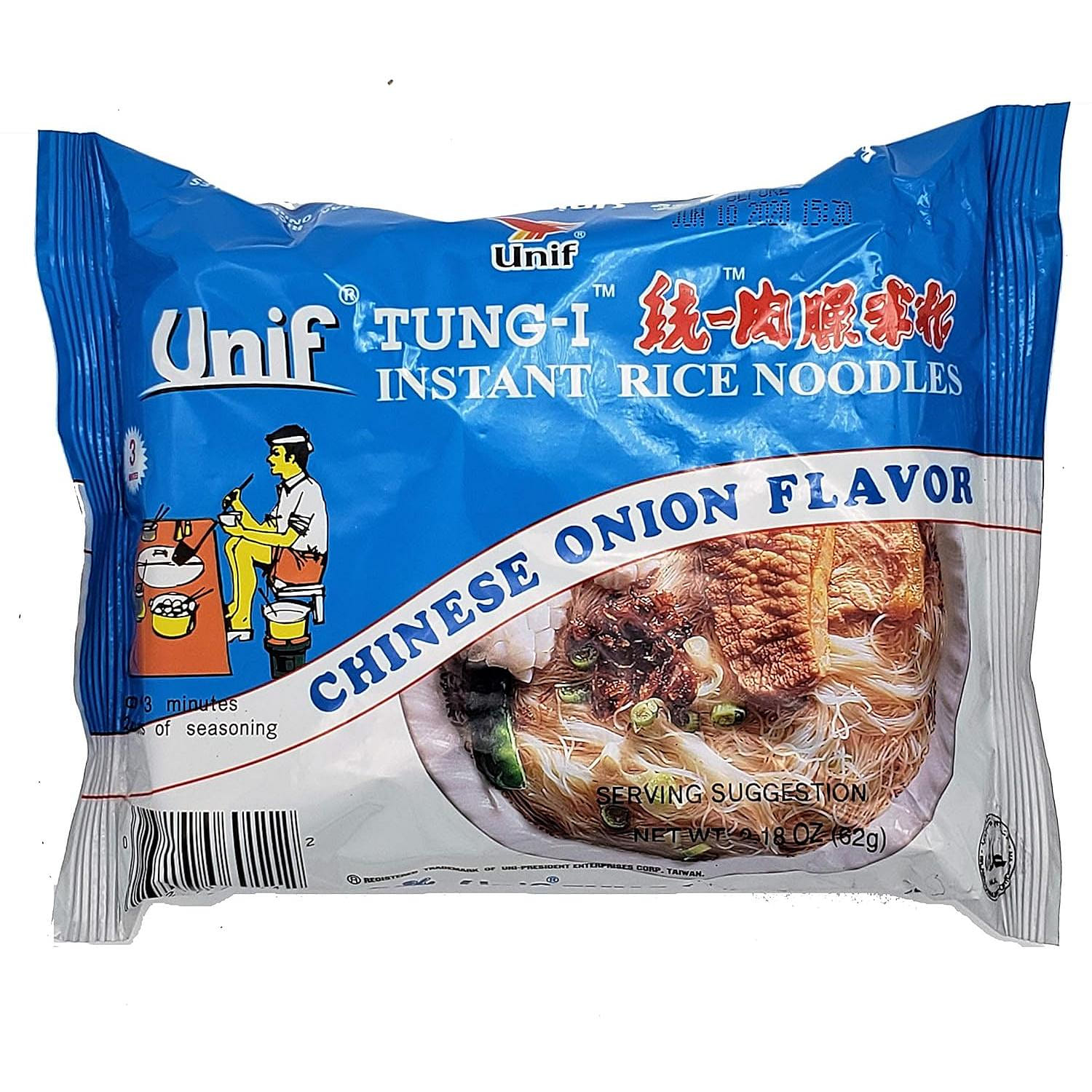 Tung-I Instant Rice Noodles Chinese Onion Flavor 2.18 oz 1 개