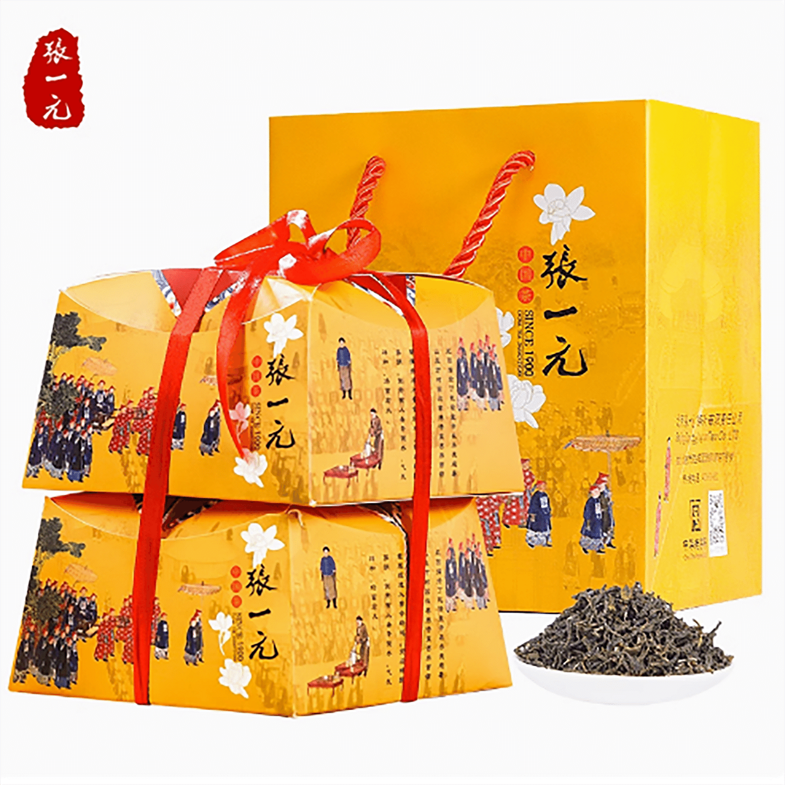 Zhang Yiyuan Tea Premium Luzhou Flavor Jasmine Tea Jasmine Baihao 400 กรัม