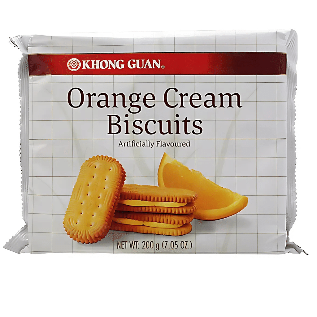 Khong Guan Orange Cream Biscuits 7.05oz 1 개