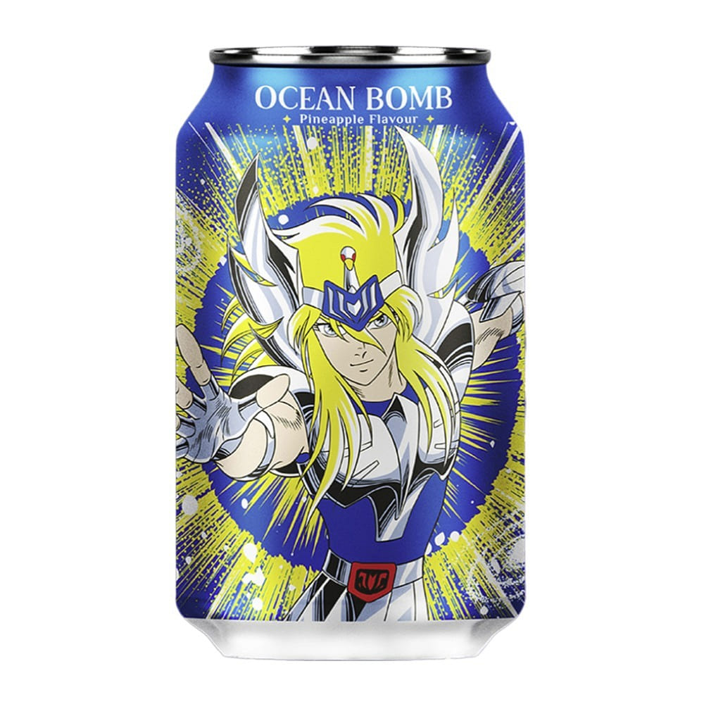 Ocean Bomb Saint Seiya Sparkling Water Pineapple 330 밀리리터