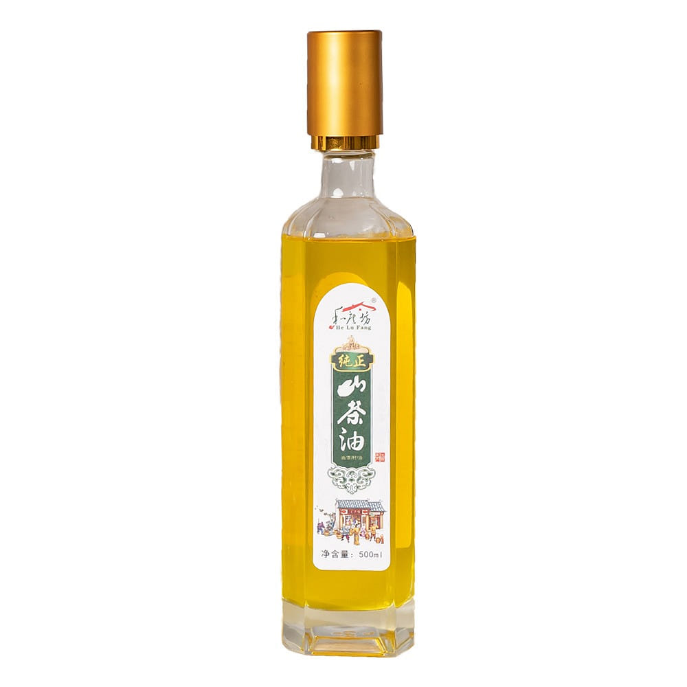 He Lu Fang USDA Organic Camellia Oil 500ML 17 oz