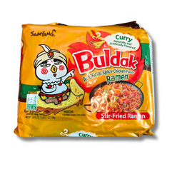 Samyang Buldak Ramen, Hot Chicken Curry Flavor pack of 5 1 each