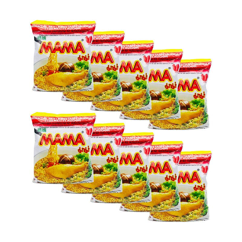 MAMA Noodles CHICKEN Instant Spicy Noodles with Delicious Thai Flavors 10pk 1 개
