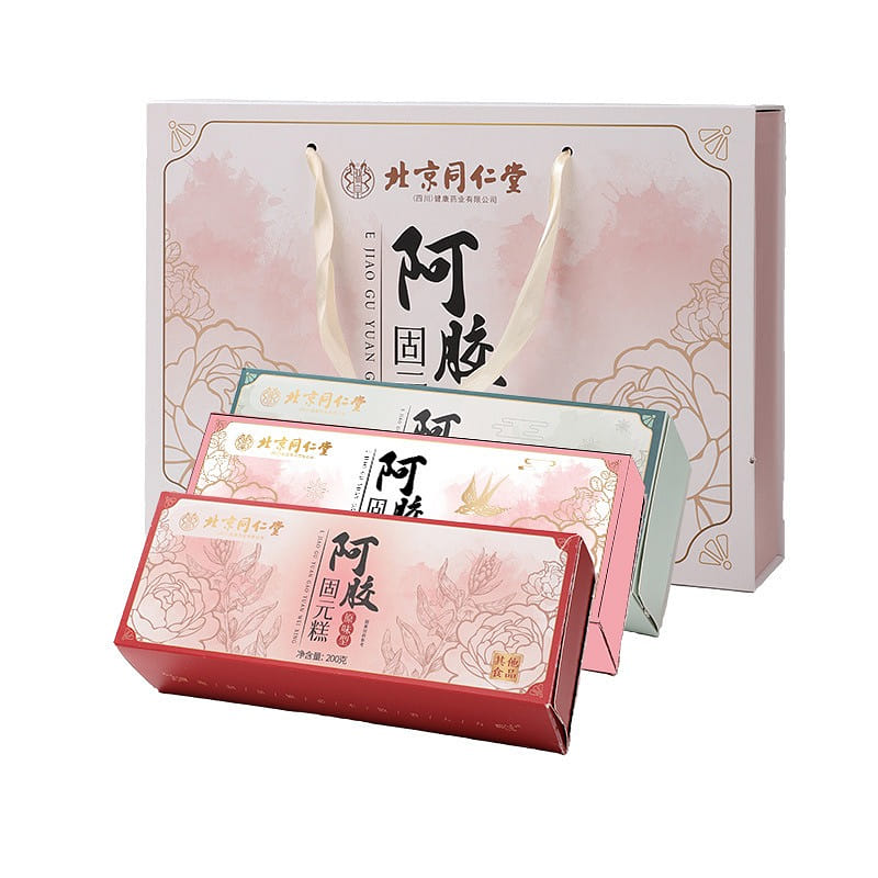 Colla Corii Asini Gift Box Tong Ren Tang Colla Corii Asini 600g Lunar New Year 600 グラム