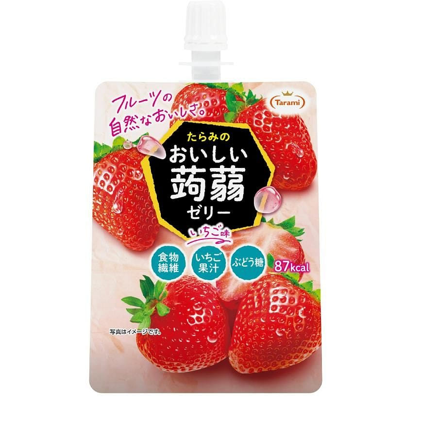 Tarami Konjac Juice Jelly Strawberry Flavor 150g 1 pack