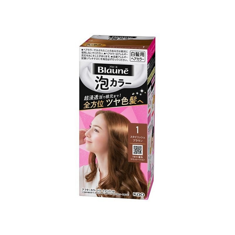 Kao Foam Color 1 Stylish Brown 108ml 1 개