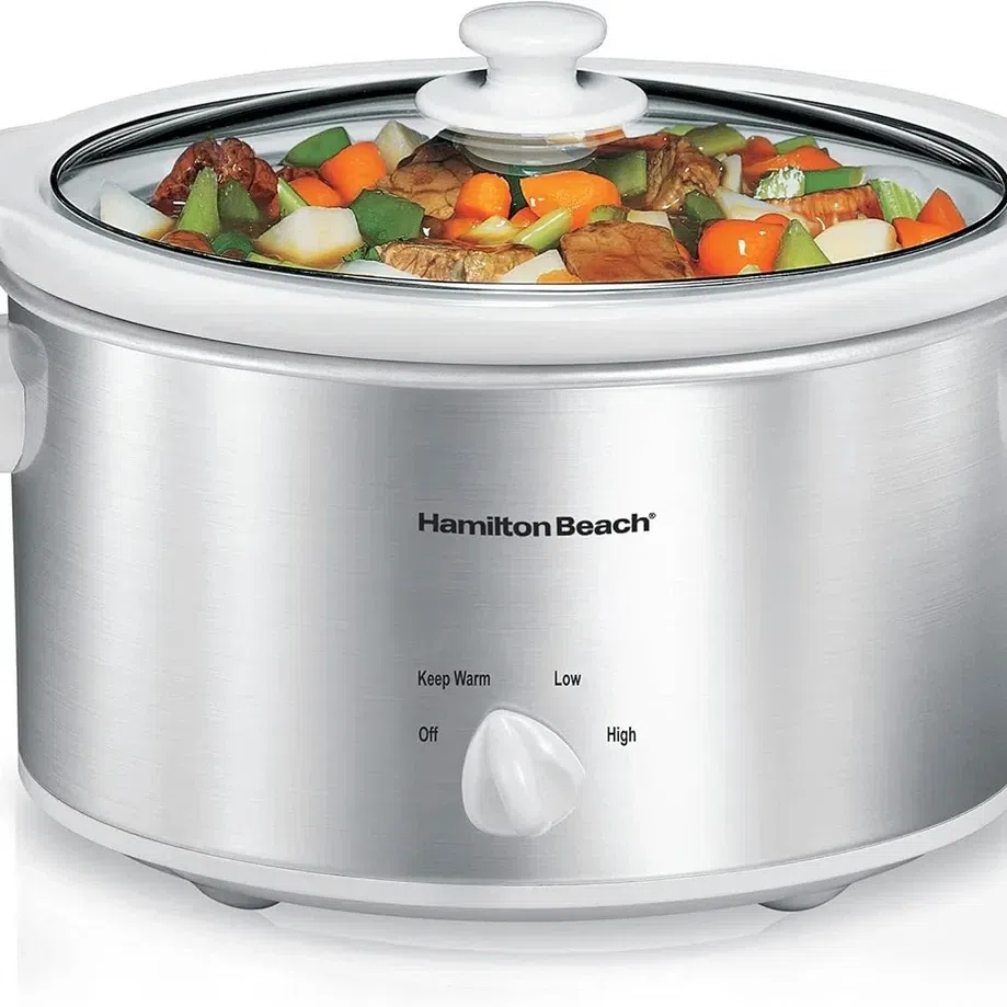 Hamilton Beach 4Quart Slow Cooker & 3 Cooking Sett 1 팩