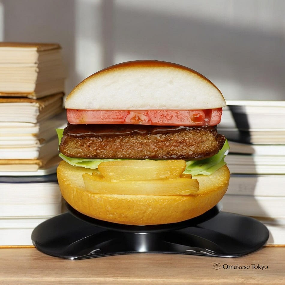 Food Sample Smartphone Stand Hamburger 250 그램