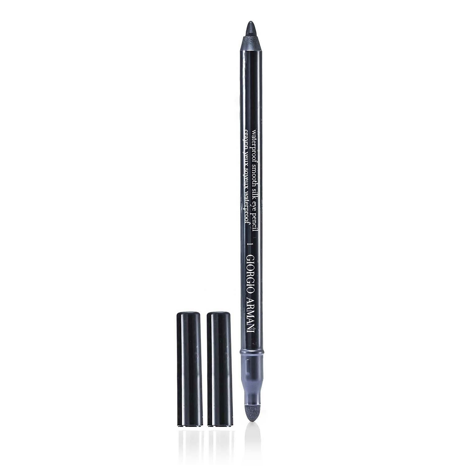 Giorgio Armani Waterproof Smooth Silk Eye Pencil - # (Black) L 1.2g/0.04oz 1 กรัม