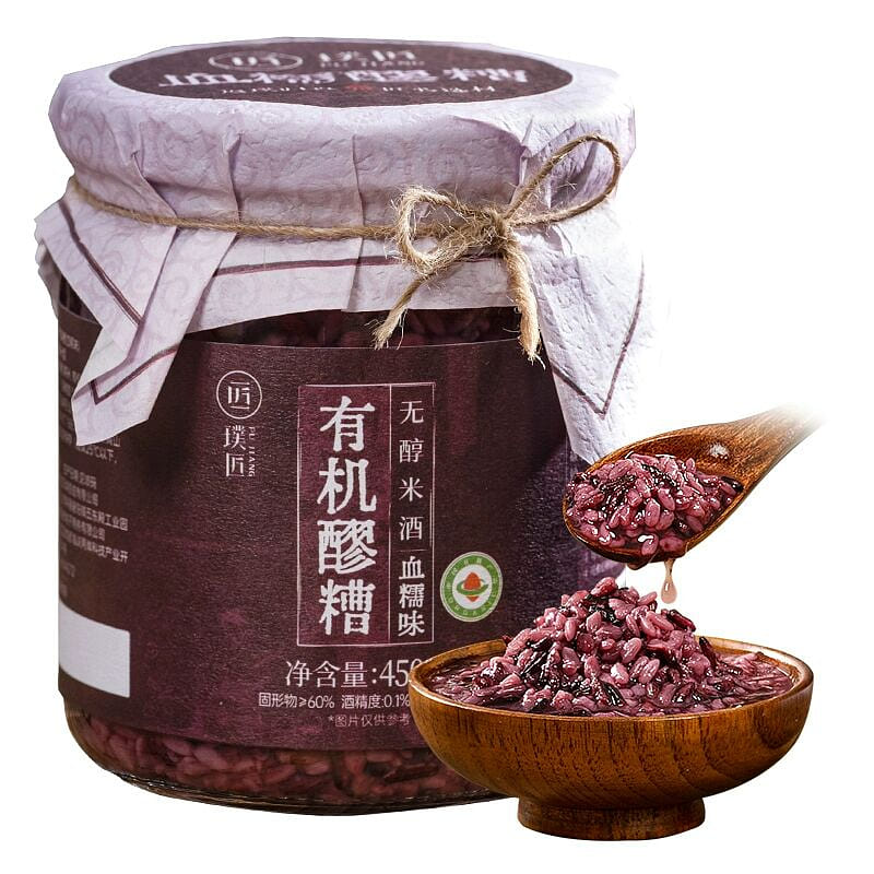 Pujiang organic blood glutinous rice wine 450 กรัม