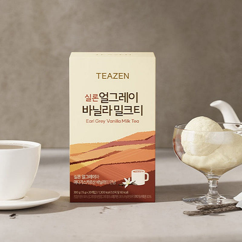 TEAZEN Kombucha Milk Tea Sri Lanka Earl Gray 1 กล่อง