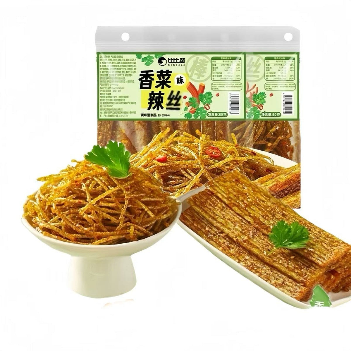 Bibizan Spicy Cilantro Flavor Chips 1 bag each 120 กรัม