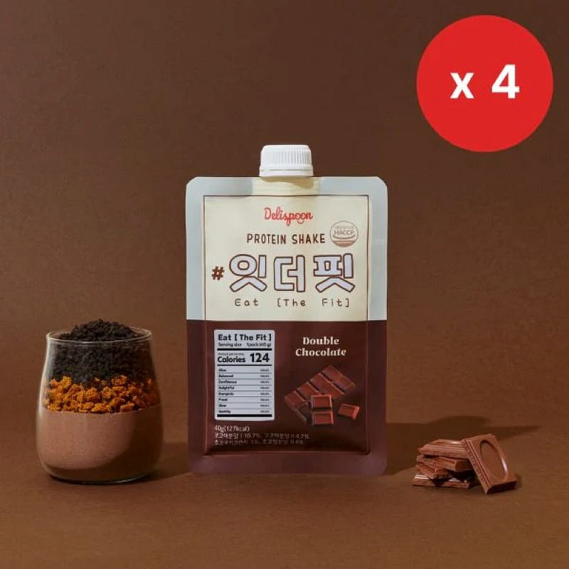 [묶음할인] 잇더핏 단백질 쉐이크 280g (7개입) - 더블초코 X 4세트 28 팩