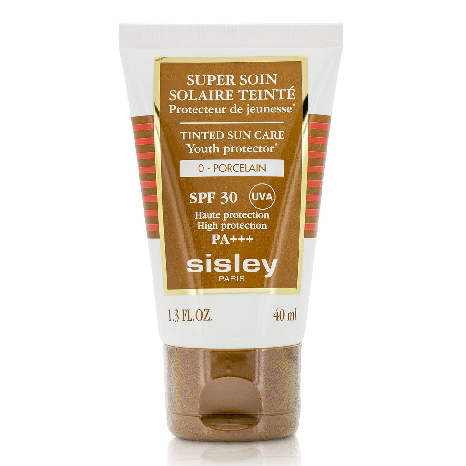 Sisley Super Soin Solaire Tinted Youth Protector SPF 30 UVA PA+++ - #0 Porcelain 40ml/1.3oz 40 มิลลิลิตร