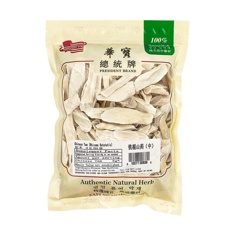 PresidantBrand Dried Chinese Yam (Medium) 454 g