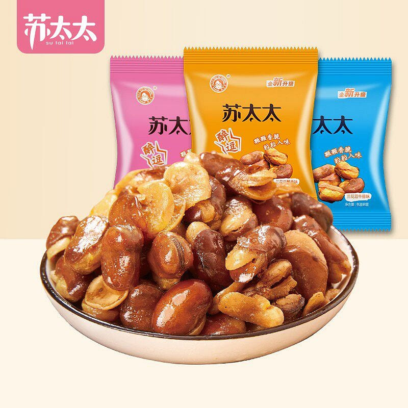 Mrs. Su's crab-flavored fried broad bean snack 500 g