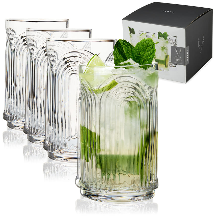 Viski Beau Highball Glasses - Thumbnail 4