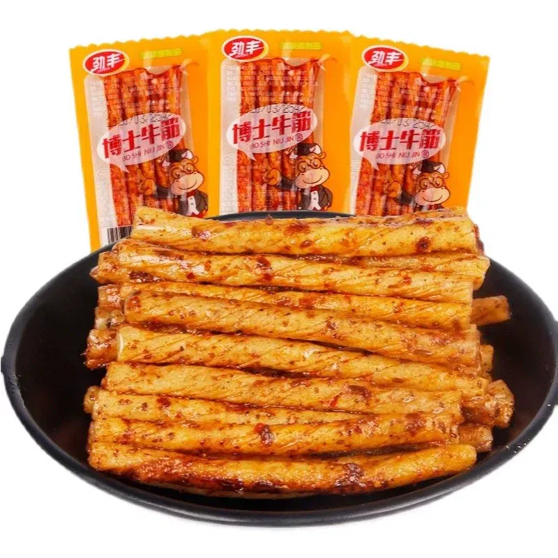Beef tendon spicy strips 1 package /20g 20 g