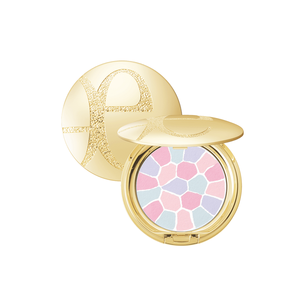 ELEGANCE Oil-Control Setting Happy Face Powder Cake 8 8.8g