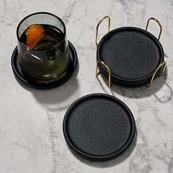 Earthenware Coasters Set of 4 by Viski 4 份