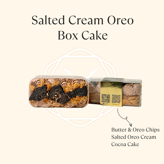 weee_frozen_【Dessert】Salted Cream Oreo Box Cake 1 케이스