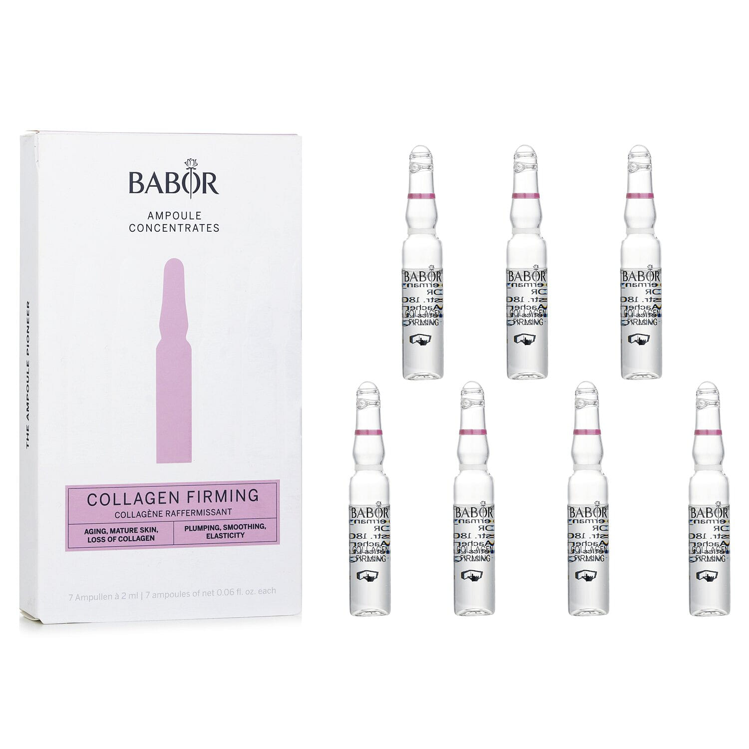 Babor Ampoule Concentrates - Collagen Firming (For Aging, Mature Skin)  7x2ml/0.06oz 7 มิลลิลิตร