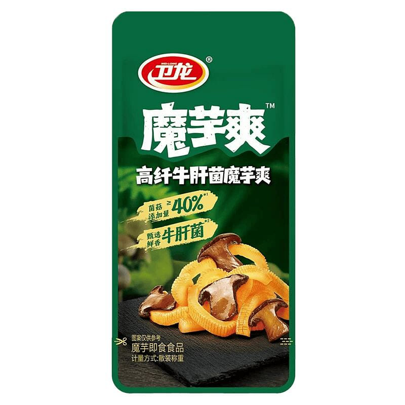 Weilong High-Fiber Porcini Konjac Snack 18g 18 g*5 pack