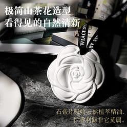 山茶花香薰挂件衣柜鞋柜石膏熏香持久留香车载挂件扩香石膏香薰  白桃乌龙 1 份