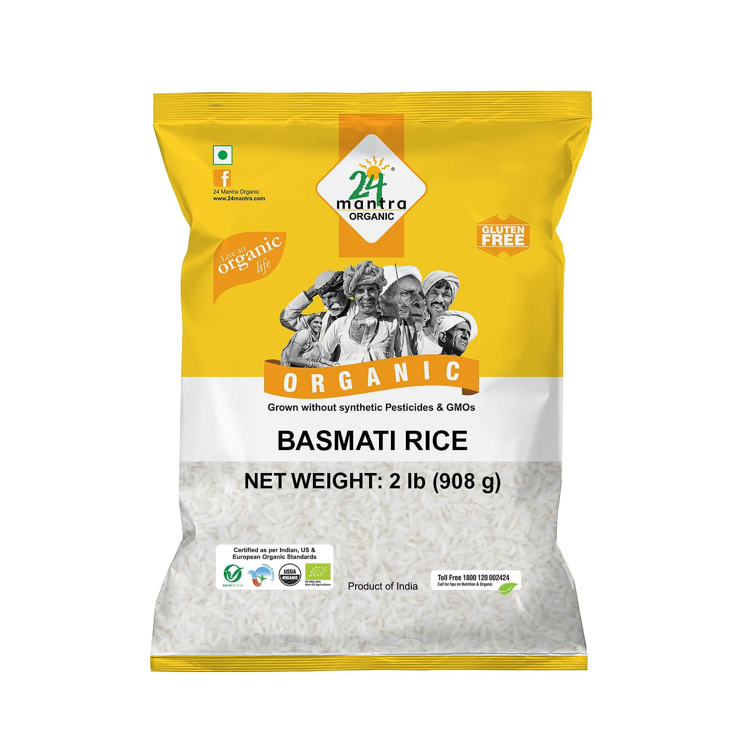 24-M Org Basmati 2 lb
