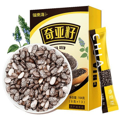 Fudonghai Chia seeds instant meal replacement full coarse grain 160g/ box 160 กรัม