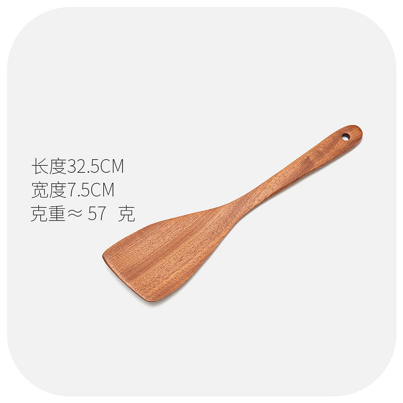 Wooden Spatula Large Slant - 1 Piece 1 pack