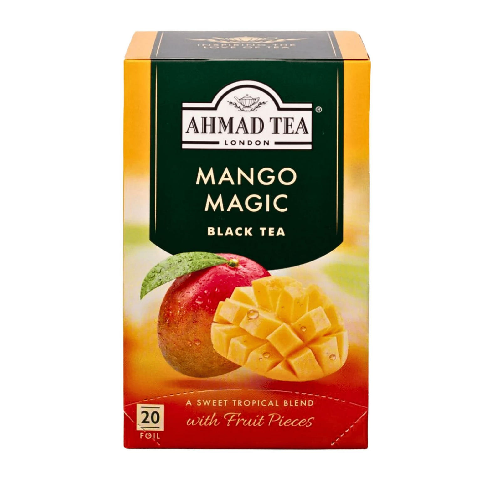 AHMAD TEA - Mango Magic Fruit Black (20 Tea Bags) 1 개