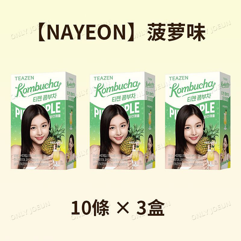 TWICE Endorsed TEAZEN Kombucha Pineapple Flavor 3 box