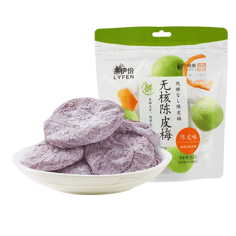 Japanese plum cakes from Iraq are sweet, sour and mellow 80 그램