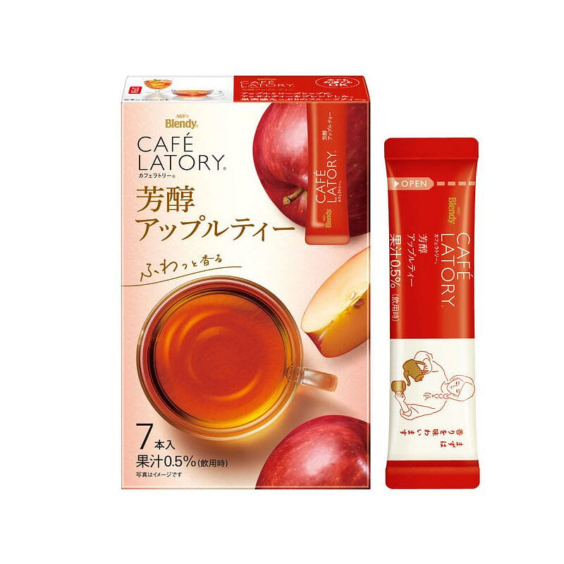 AGF Cafe Latory Rich Apple Tea 7 Sticks 1 개