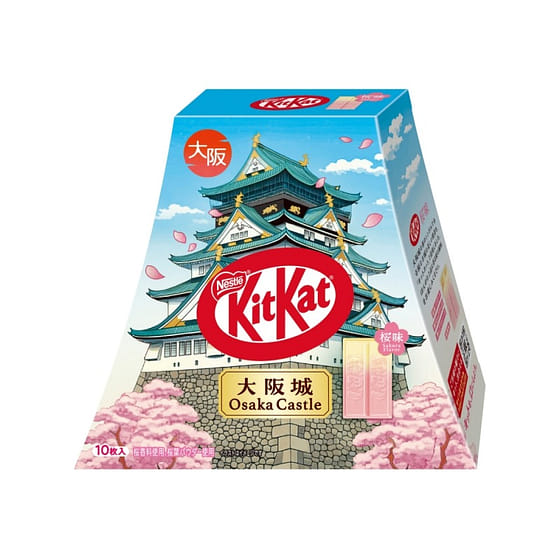 weee_bakery_KitKat Sakura Flavor Osaka Castle Pack 10 pcs 1 box