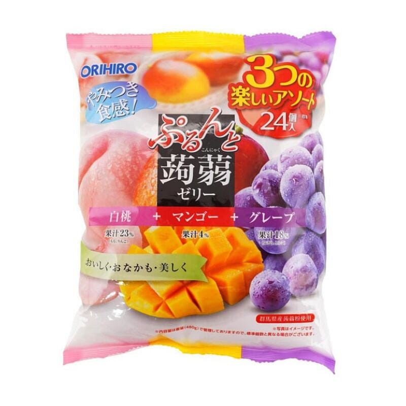 Near ExpiryORIHIRO Japanese Konjac Jelly 480g*1set 480 g