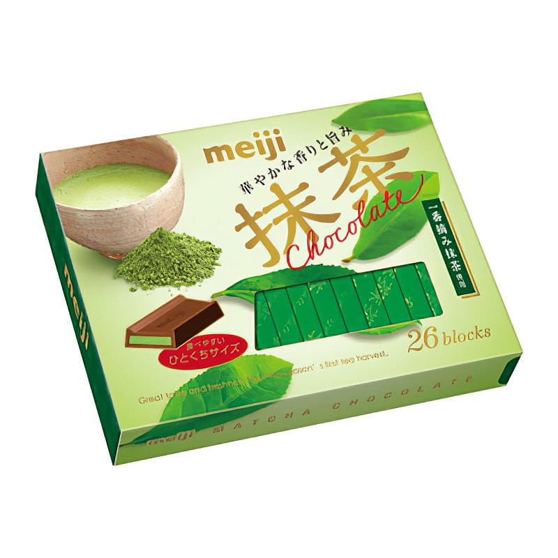 Meiji Matcha Milk Chocolate (Piano Series) 2 box