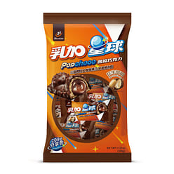 台湾【浓郁酥脆】77乳加星球含馅巧克力-花生可可 209 克