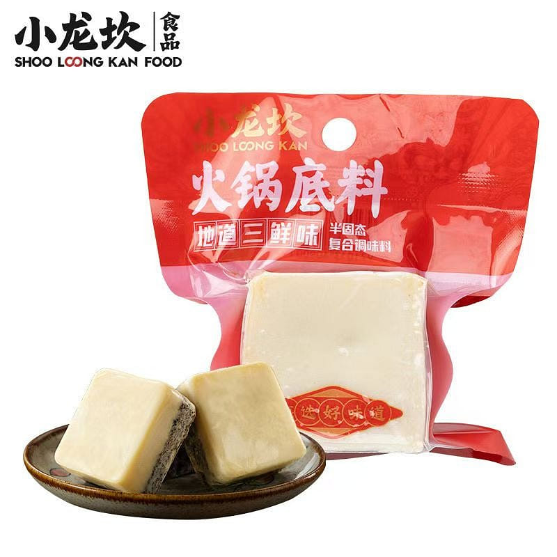 Xiaolongkan Authentic Three Fresh Hot Pot Base 80g * 1 yuan per person, Authentic Chongqing Clear Soup Ingredients 80 그램