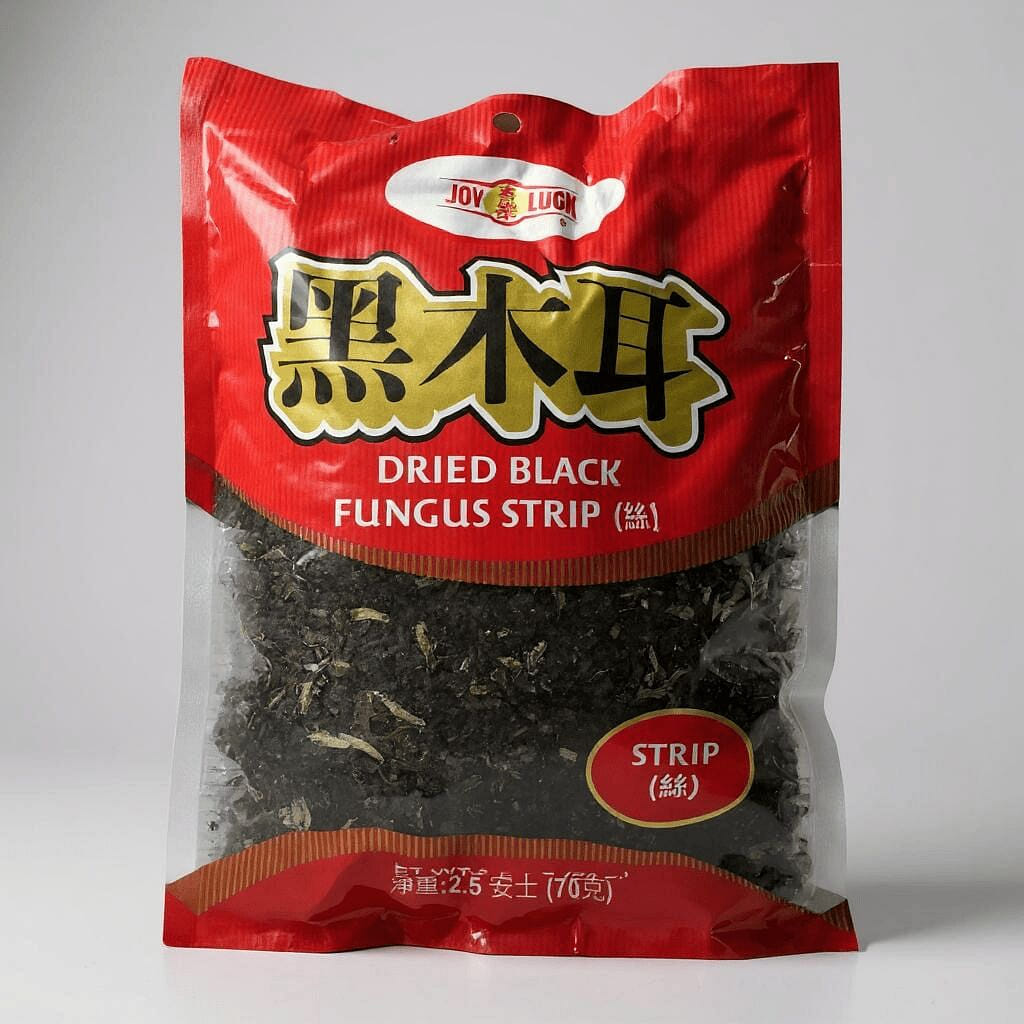 Dried Black Fungus Strip (Nam Meo Soi Kho) 70 กรัม