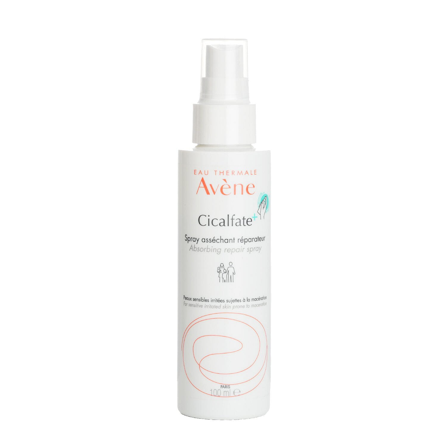 Avene Cicalfate+ Absorbing Repair Spray - For Sensitive Irritated Skin Prone to Maceration 100ml/3.3oz 100 밀리리터