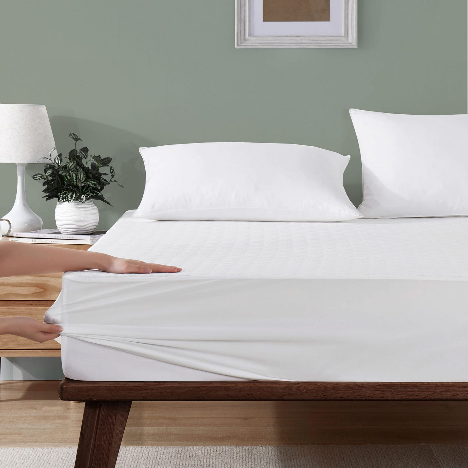 Summer Waterproof Cooling Mattress Protector Queen 1 케이스